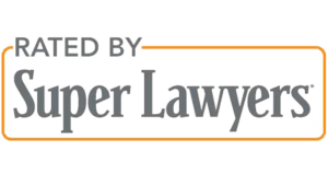 Super lawyers "Rated By" Logo